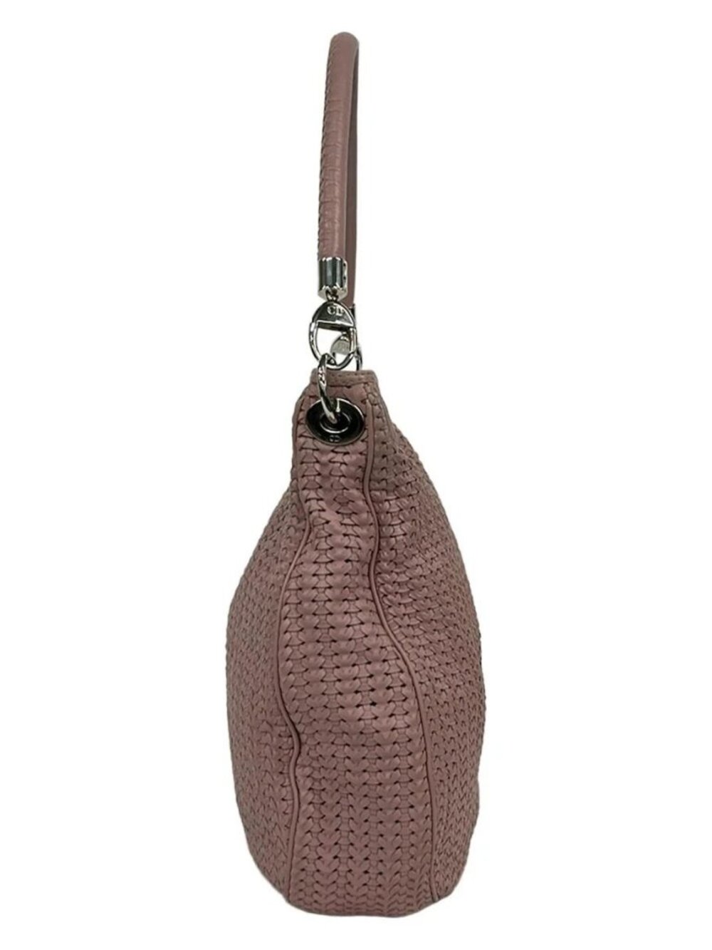 DIOR/ChristianDior - Light Pink Leather Shoulder Bag - Picture 4 of 16